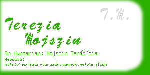 terezia mojszin business card